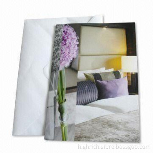 Greeting Card with Sound and 250g White Paper Card Material, Customized Designs are Welcome